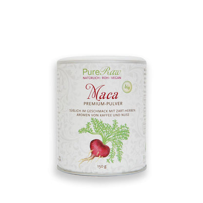 Maca Premium Pulver (Bio & Roh) 150 g