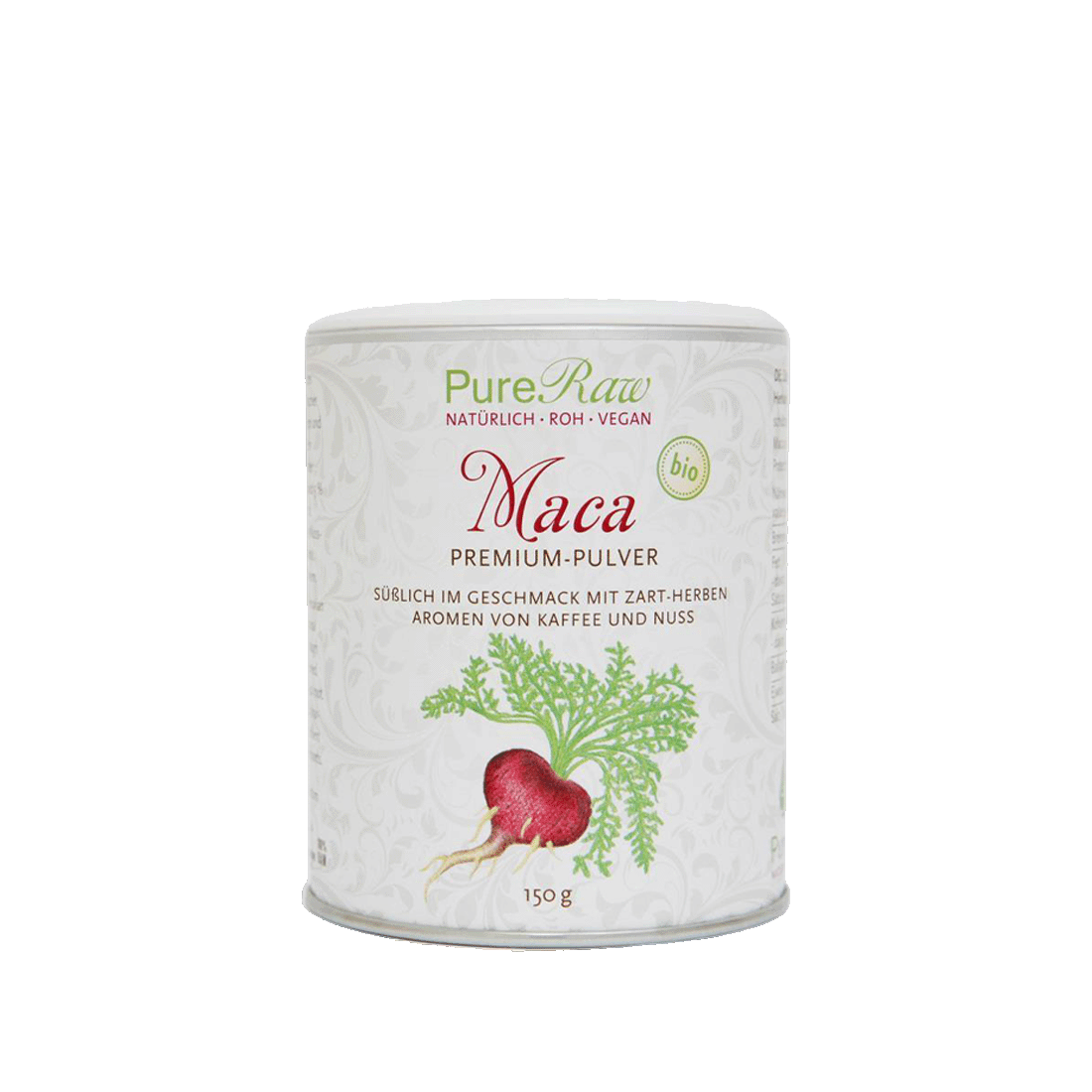 Maca Premium Pulver (Bio & Roh) 150 g