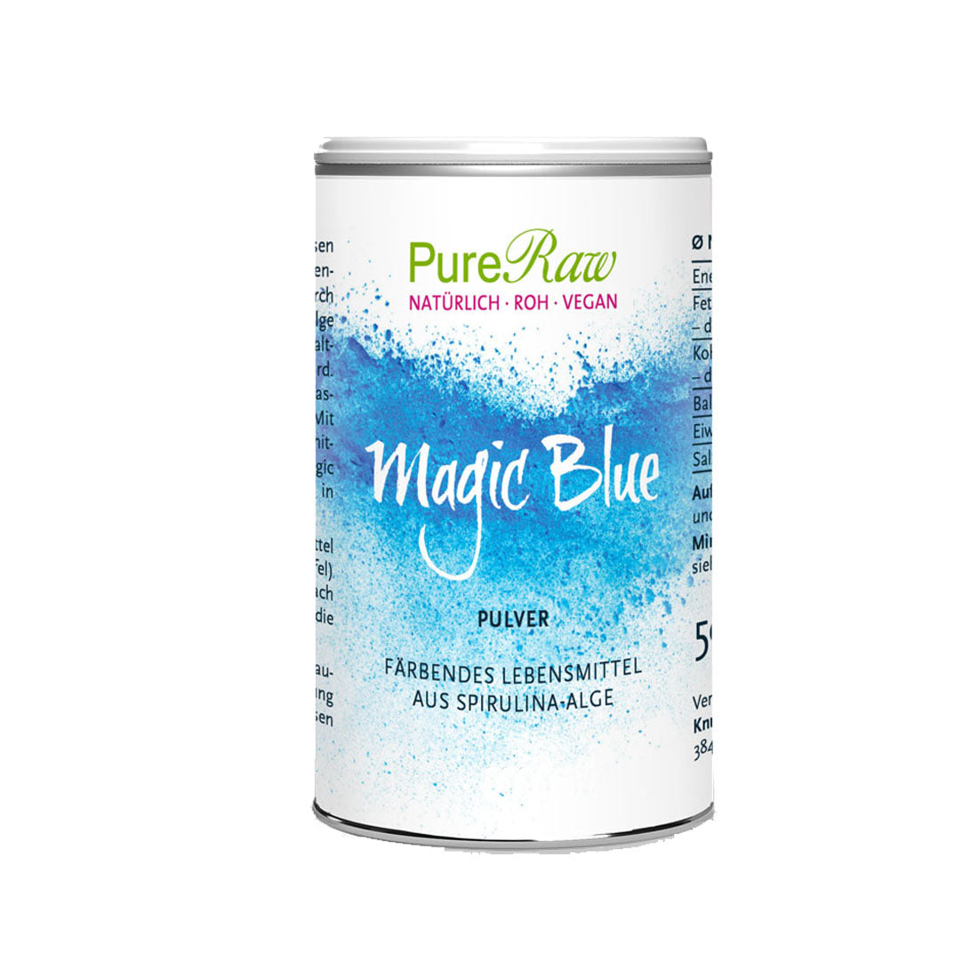 Magic Blue  (färbendes Lebensmittel Pulver aus Spirulina-Alge)
