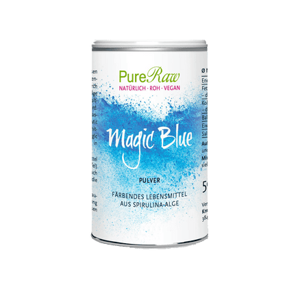 Magic Blue  (färbendes Lebensmittel Pulver aus Spirulina-Alge)
