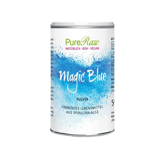 Magic Blue (coloring food powder from spirulina algae)