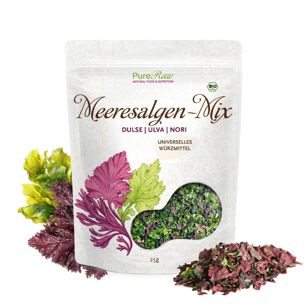 Meeresalgen-Mix I 25g I PureRaw I Dulse, Ulva, Nori