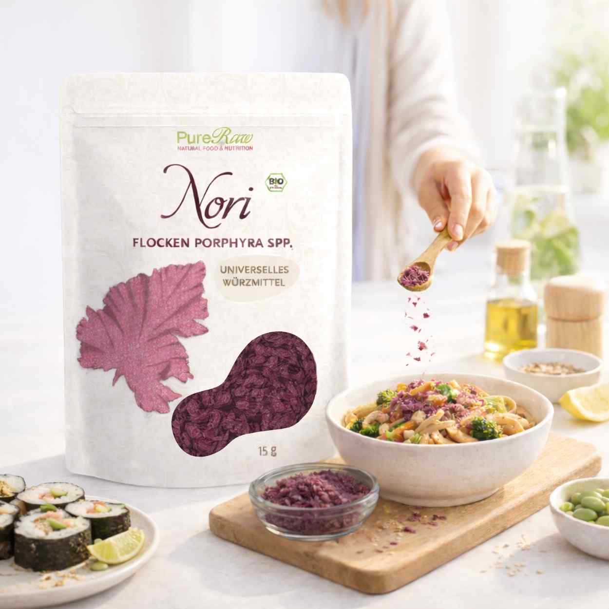 Nori Flocken (Bio & Roh) 15 g