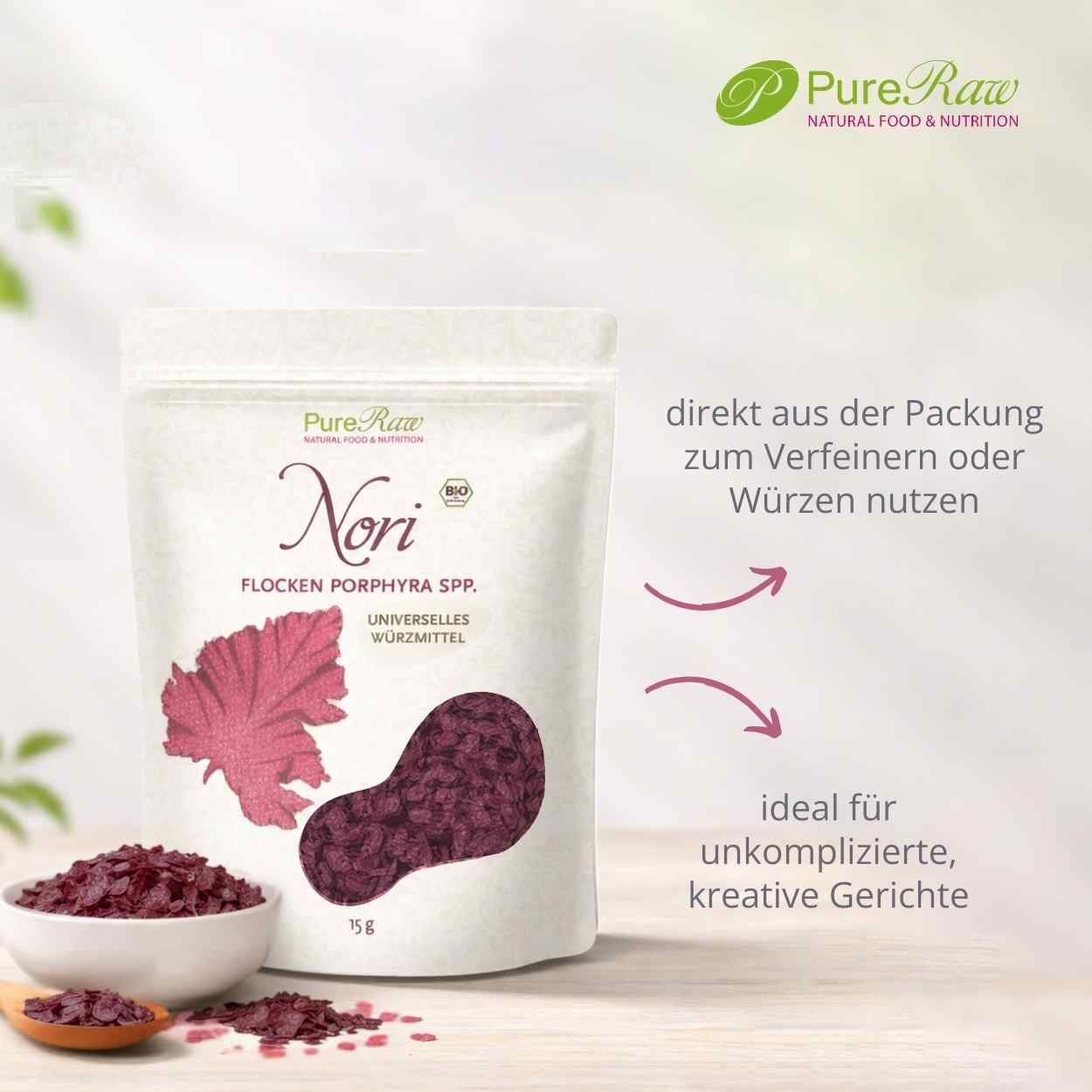 Nori Flocken (Bio & Roh) 15 g