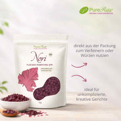 Nori Flocken (Bio & Roh) 15 g
