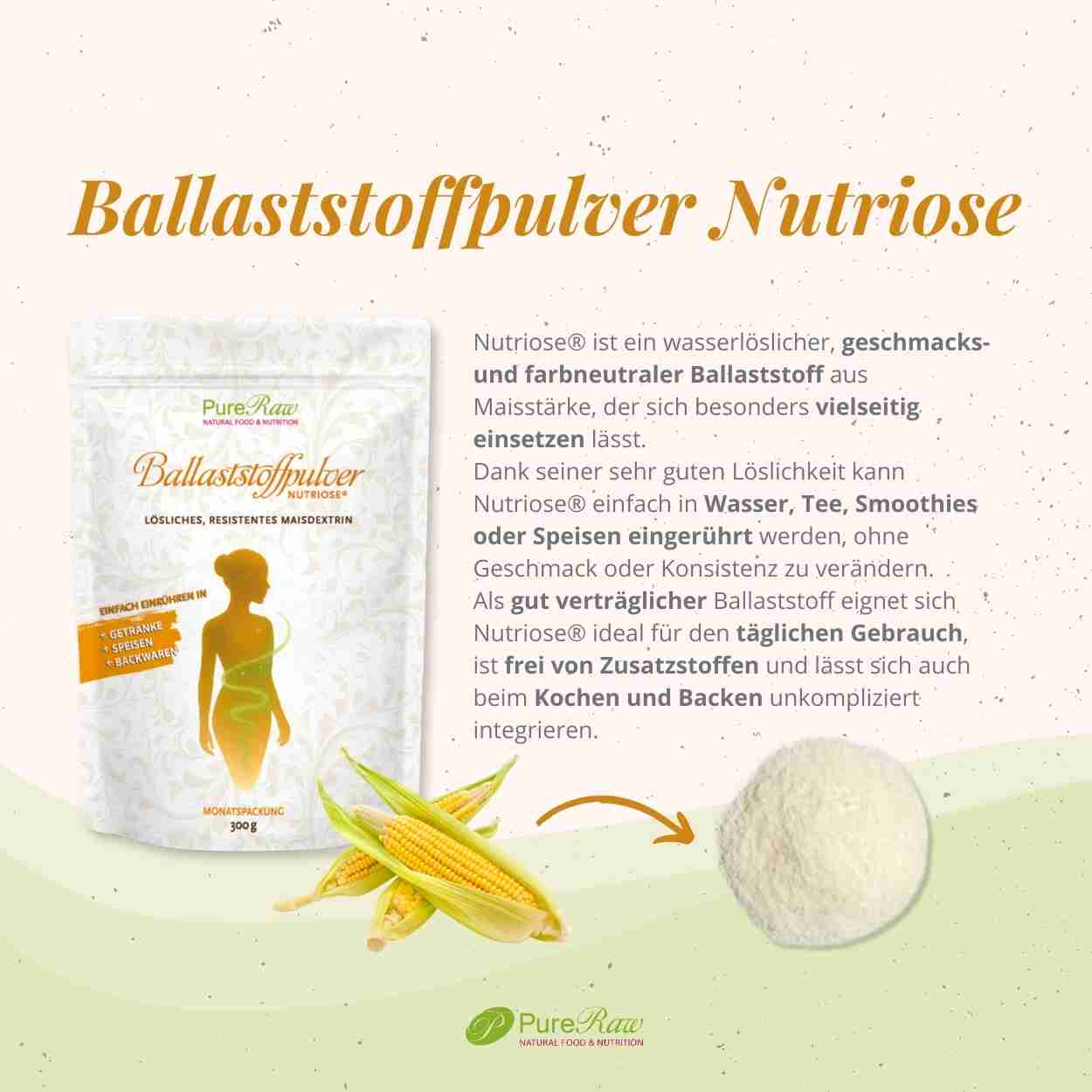 Ballaststoffpulver (Nutriose) 300 g