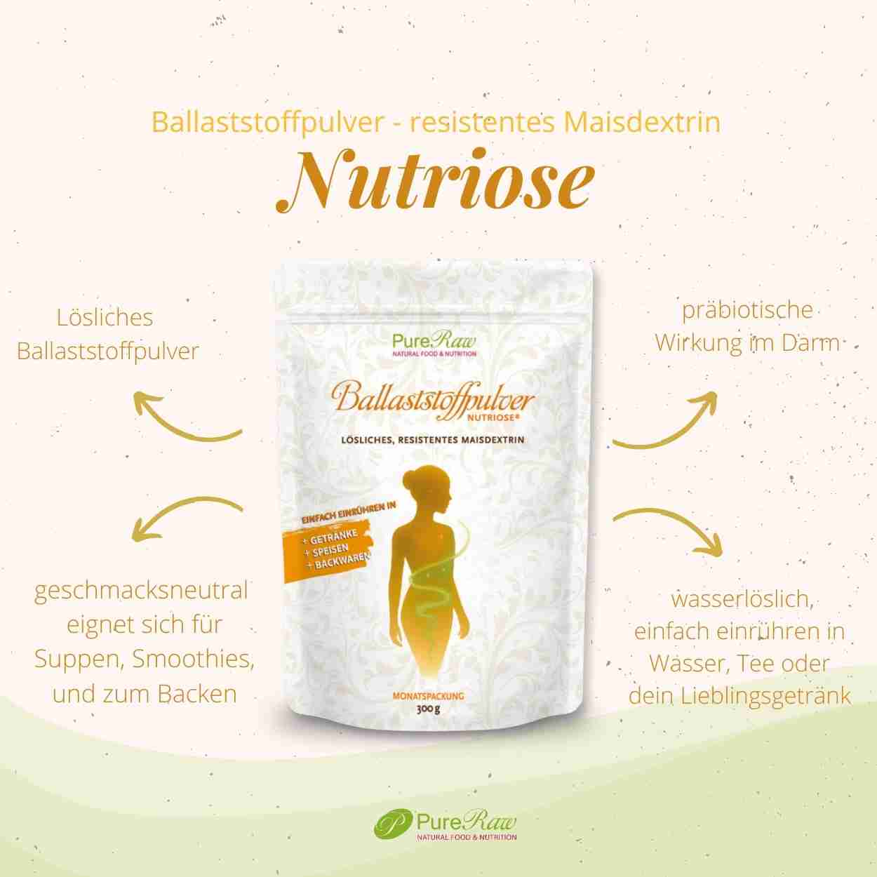 Ballaststoffpulver (Nutriose) 300 g