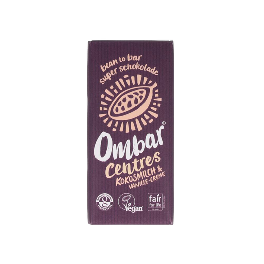 Ombar Centres Coconut & Vanilla Chocolate (Organic & Raw) 70g