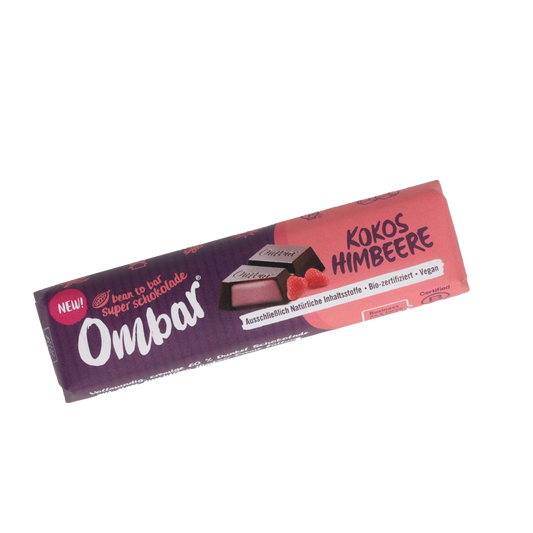 Ombar Coconut & Raspberry Bar (Organic & Raw) 42g