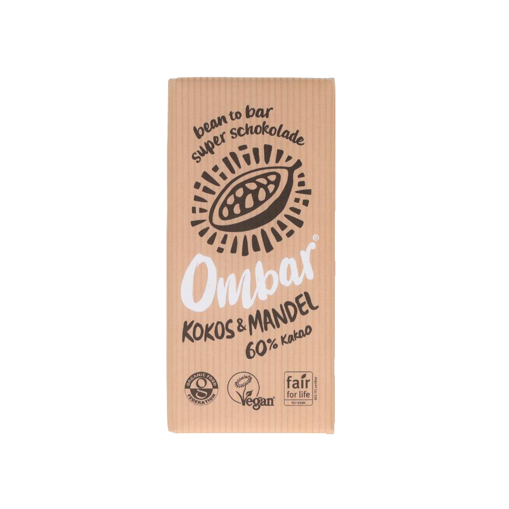 Ombar Mandel Kokos Schokolade (Bio & Roh) 70 g