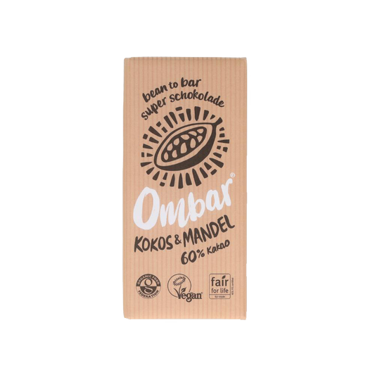 Ombar Almond Coconut Chocolate (Organic & Raw) 70g