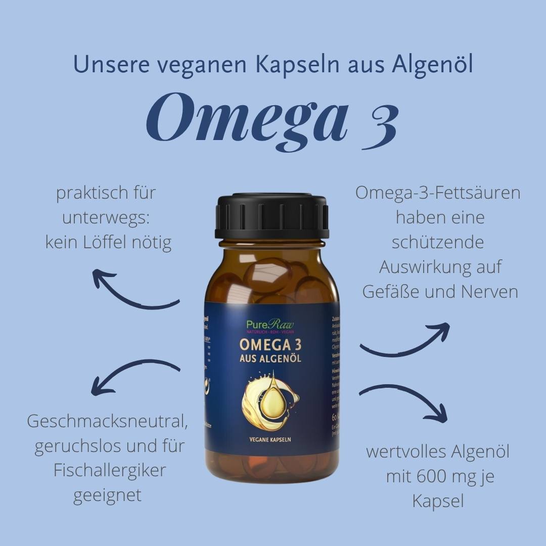 Omega-3 from Algae Oil Capsules (Monthly Pack) 60 Capsules