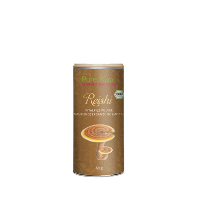 Reishi Pilz Pulver Premium (Ganoderma lucidum), (Bio) 60 g