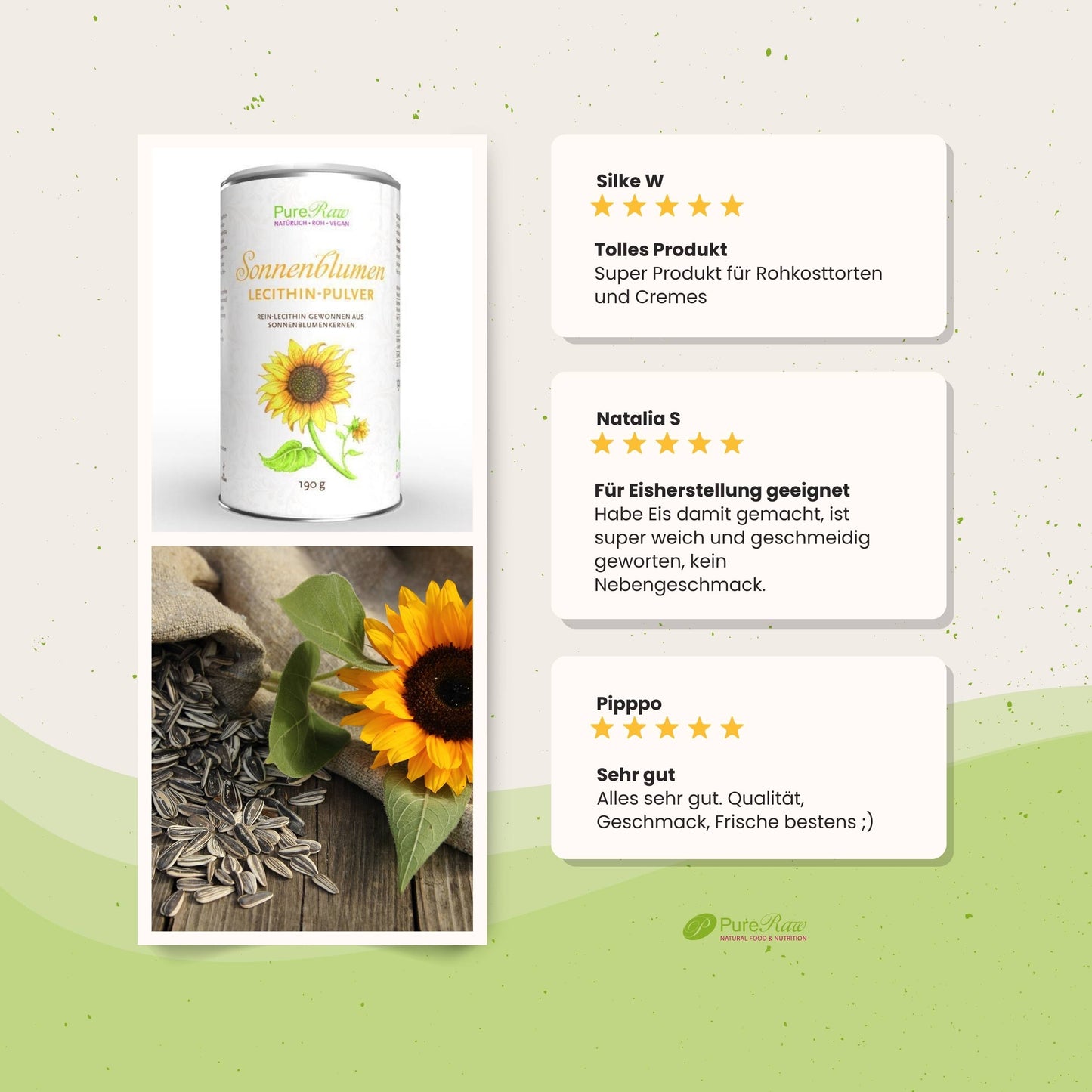 Sonnenblumenlecithin Pulver