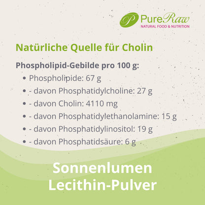 Sonnenblumenlecithin Pulver
