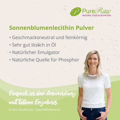 Sonnenblumenlecithin Pulver