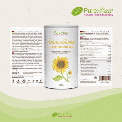Sonnenblumenlecithin Pulver