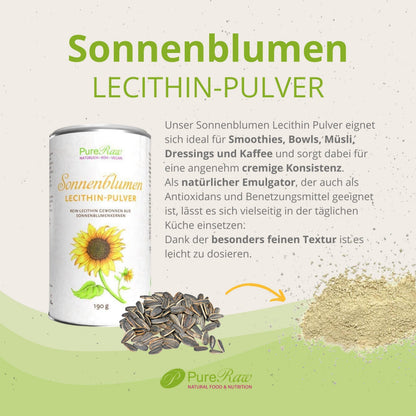 Sonnenblumenlecithin Pulver