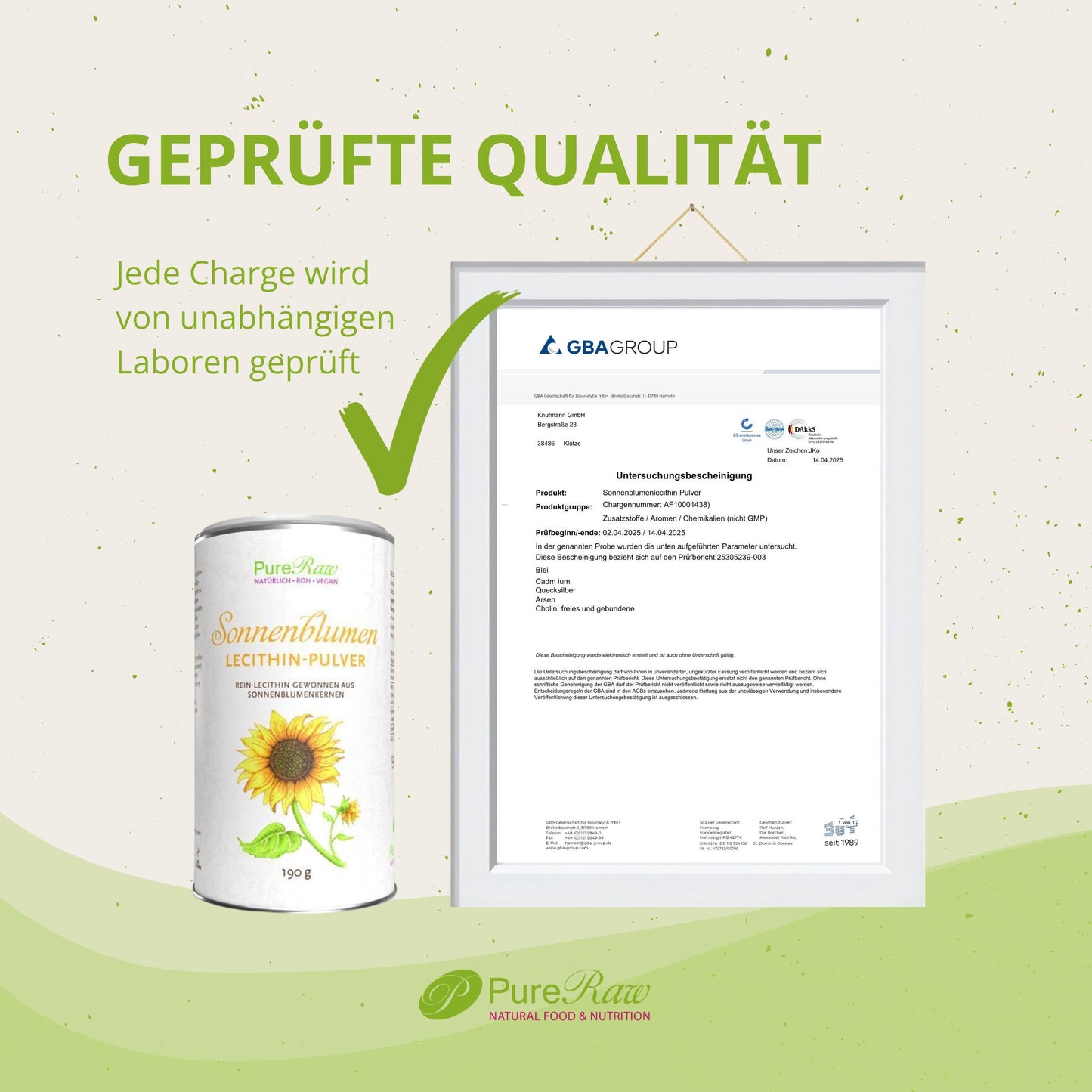 Sonnenblumenlecithin Pulver