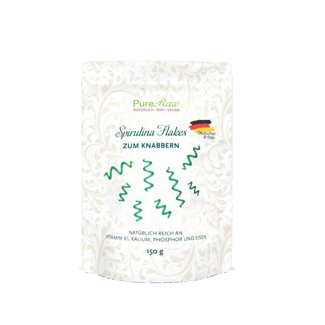 Spirulina Flakes, Deutschland (Roh) 150 g