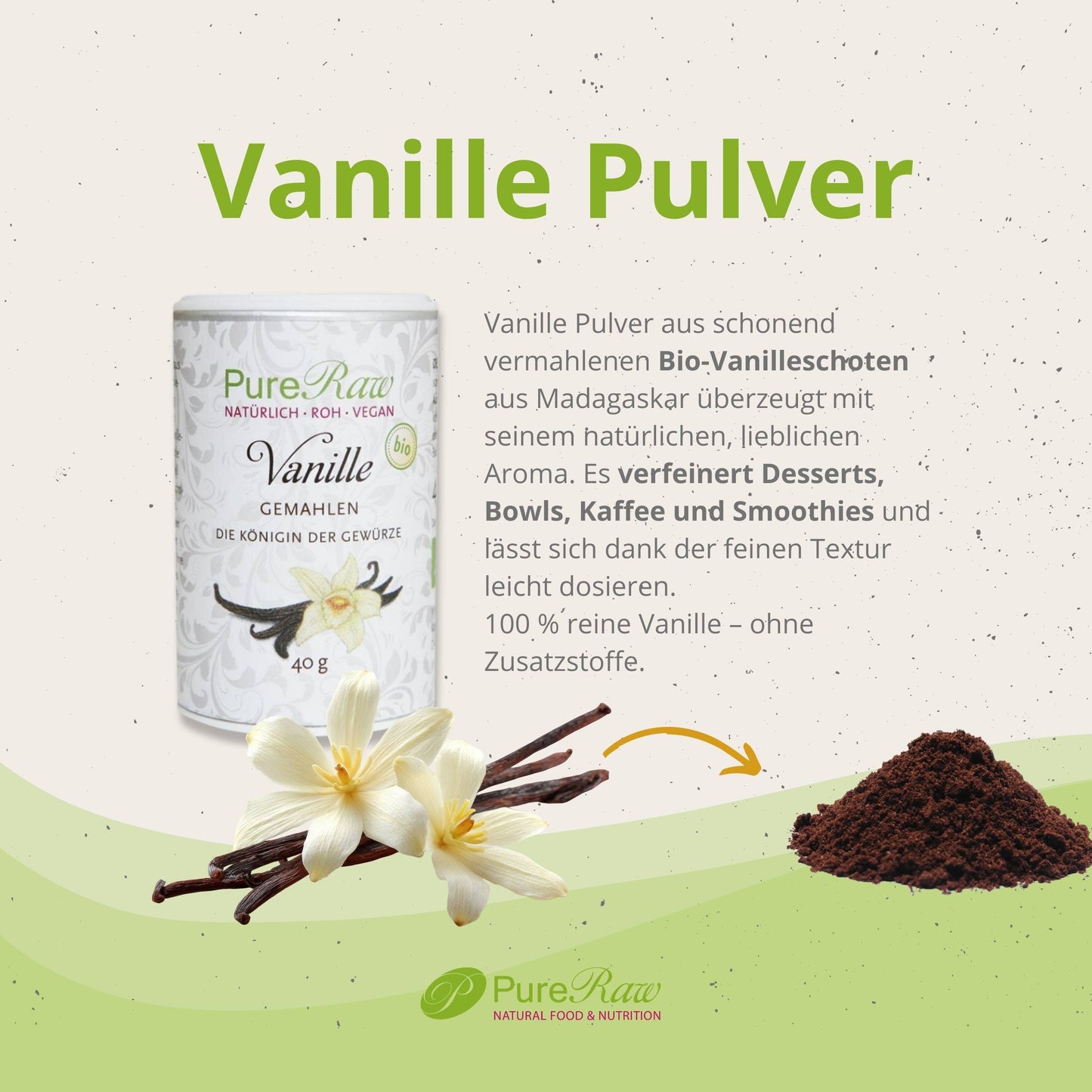 Vanilla Powder (Organic) 40 g