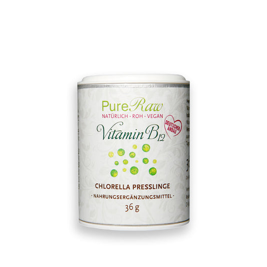 Vitamin B12, Chlorella Tablets (Germany), (Raw) 36 g