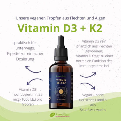 Vitamin D3 + K2  30 ml Tropfen