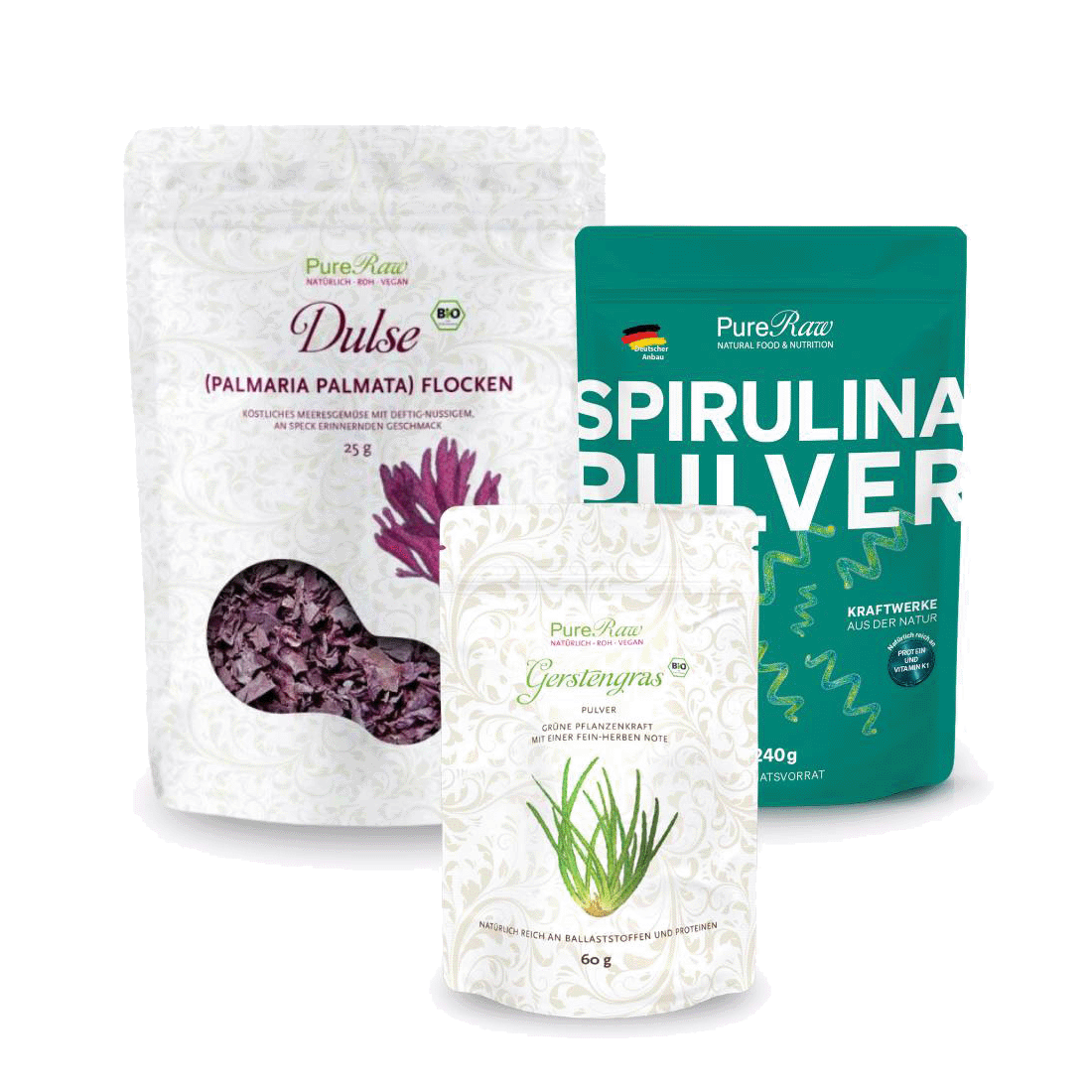 Vorteilspack Heavy Metal Detox Starter Set mit deutscher Spirulina