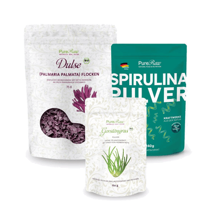 Vorteilspack Heavy Metal Detox Starter Set mit deutscher Spirulina