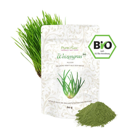 Wheatgrass Powder (Organic & Raw) 60 g