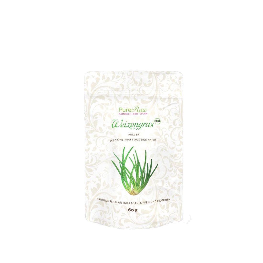 Weizengras Pulver (Bio & Roh) 60 g