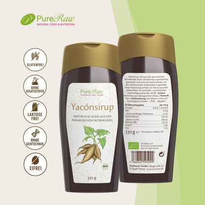 Yacon Sirup - Natürliches Süßungsmittel, vegan, bio