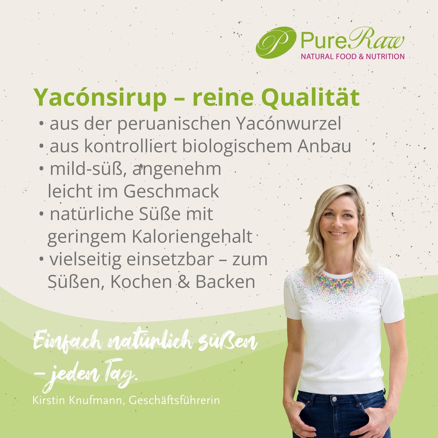 Yacon Sirup - Natürliches Süßungsmittel, vegan, bio