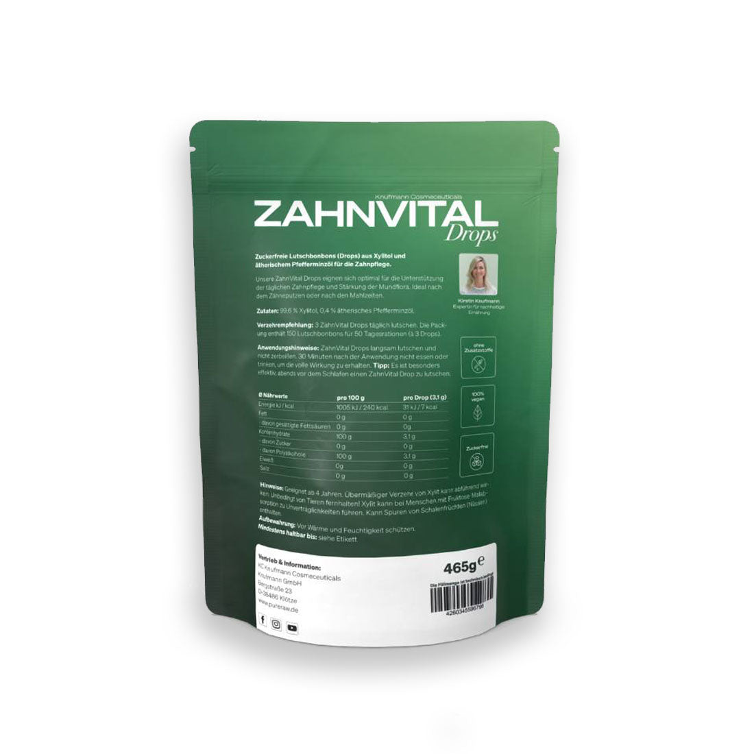 ZahnVital Drops Pfefferminze