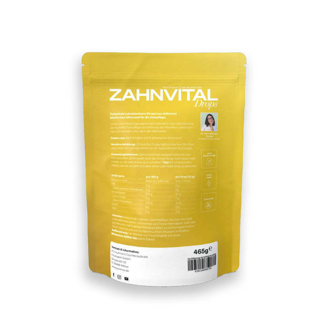 ZahnVital Drops - Lemon