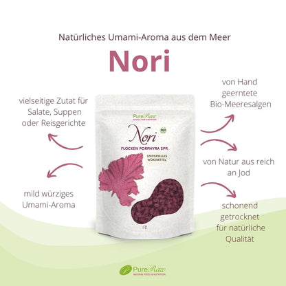 PureRaw Bio Nori Flocken mit mild-würzigem Umami-Aroma