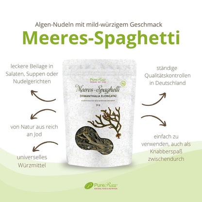 Meeres-Spaghetti – mild-würzige Algen-Nudeln für Salate, Suppen und Gemüsegerichte