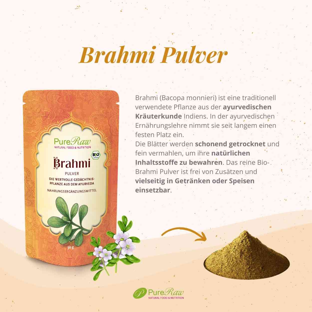 Brahmi Pulver (Bio) 50 g