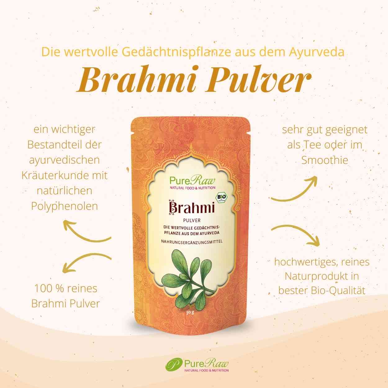Brahmi Pulver (Bio) 50 g