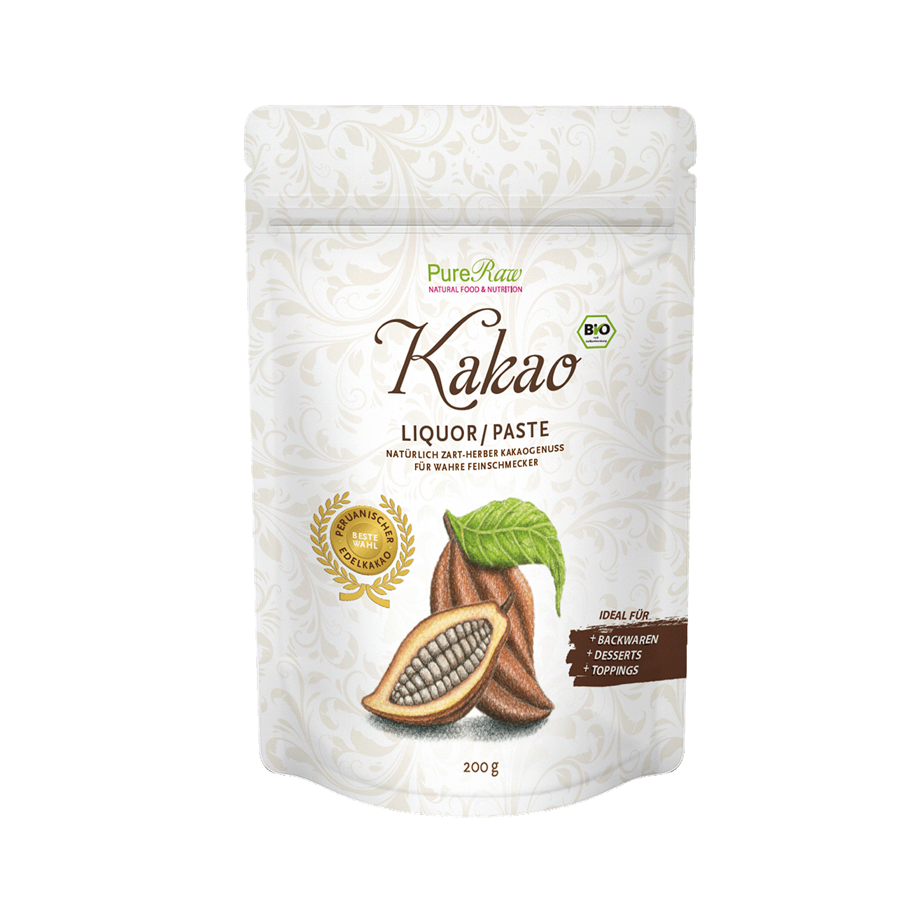Kakao Liquor / Paste  (Bio & Roh) 200 g