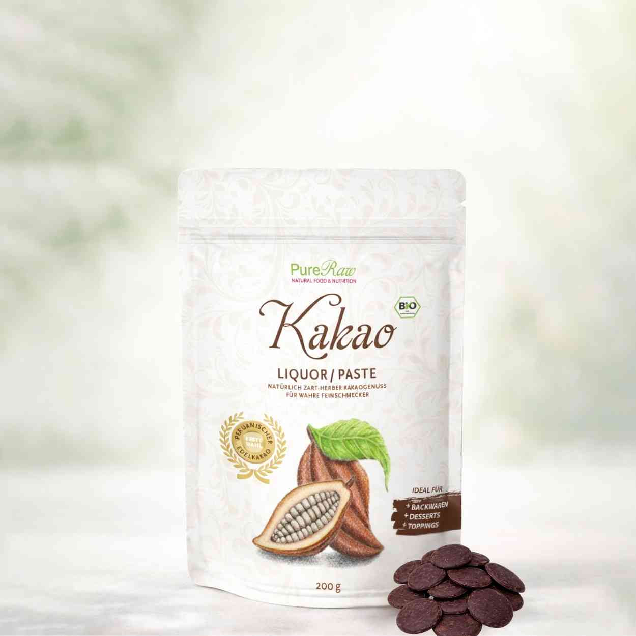 Kakao Liquor / Paste  (Bio & Roh) 200 g