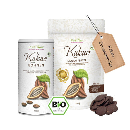 Kakao Zeremonie Set (Bio & Roh)