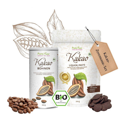 Kakao Zeremonie Set (Bio & Roh)