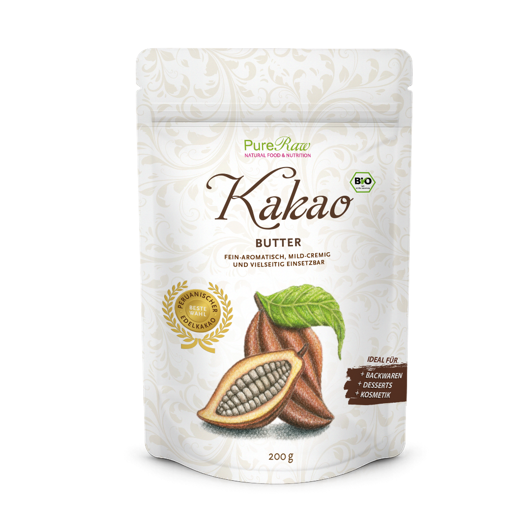 Kakaobutter (Bio & Roh) 200 g