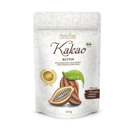Kakaobutter (Bio & Roh) 200 g