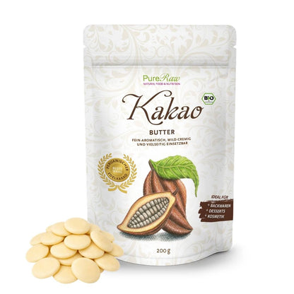 Kakaobutter (Bio & Roh) 200 g