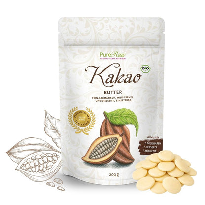 Kakaobutter (Bio & Roh) 200 g
