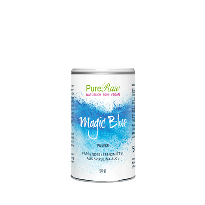 Magic Blue  (färbendes Lebensmittel Pulver aus Spirulina-Alge)