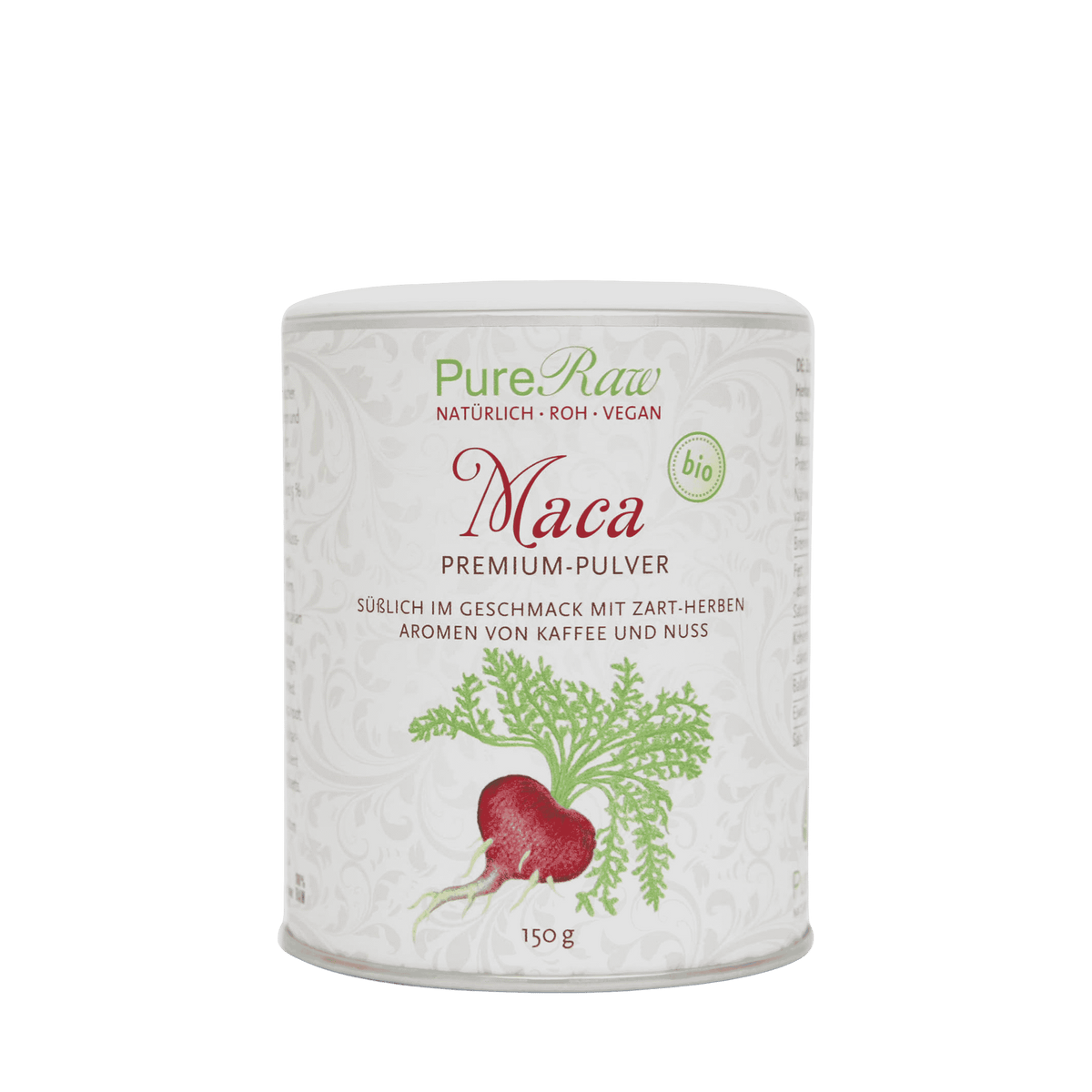 Maca Premium Pulver (Bio & Roh) 150 g