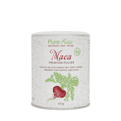 Maca Premium Pulver (Bio & Roh) 150 g